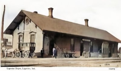 Ligonier Train Station, circa 1940